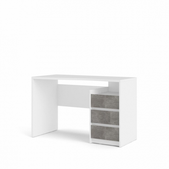 Psací stůl Felix 362 bílá/beton