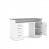 Psací stůl Felix 011 beton/bílá