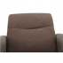 Křeslo, hnědá / tmavě béžová, MILO