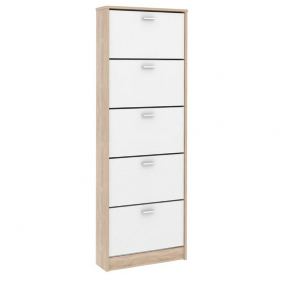 Botník, pětiřadý, dub sonoma, MB BOTNÍK DA15