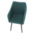 Jídelní křeslo, smaragdová / černá, Dabir