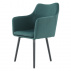 Jídelní křeslo, smaragdová / černá, Dabir