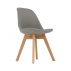 Židle, šedá / buk, LORITA