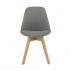 Židle, šedá / buk, LORITA