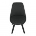 Židle, tmavě šedá / černá, LORITA