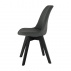Židle, tmavě šedá / černá, LORITA