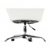 Kancelářské křeslo, bílá ekokůže / kov, LENER