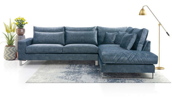 Sedací souprava Corny P modrá