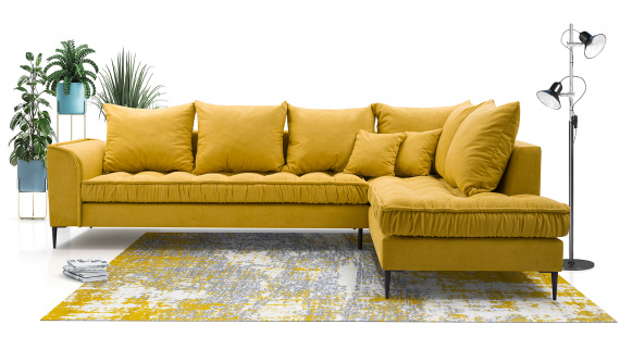 Sedací souprava P Lidie - žlutá