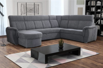 Sedací souprava - Billy - levý otoman- šedá