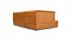 Sedací souprava L Dornia oranžovo-hnědá