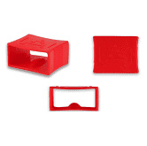 Náhradní díl pro lamelový rošt - Objímka 38/16 sv. červená 