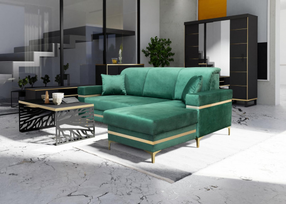 Sedací souprava Gery P zelená