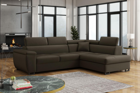 Sedací souprava Wiliam P hnědá