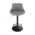Barová židle, šedá/černá, TERKAN