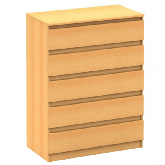 5 šuplíková komoda, buk, HANY 005