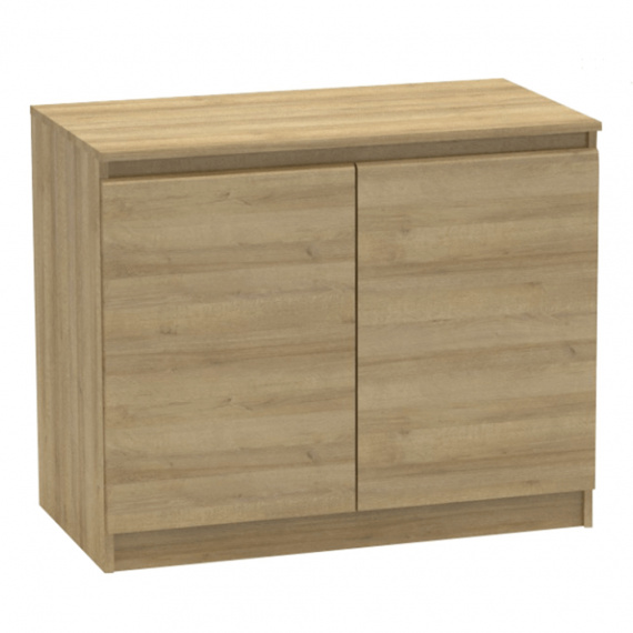 2 dveřová komoda, dub riviera, HANY 008
