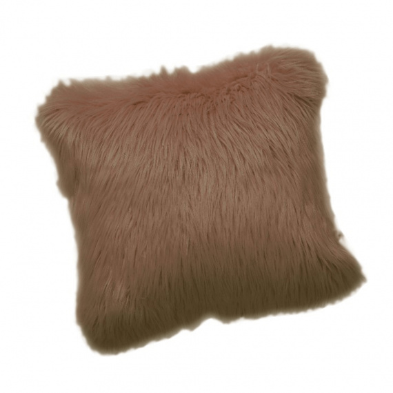 Polštář, hnědá, 45x45, EBONA TYP 3