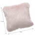 Polštář, růžová, 45x45, EBONA TYP 7
