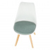 Židle, bílá / zelená, DAMARA