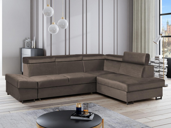 Sedací souprava Maik P hnědá