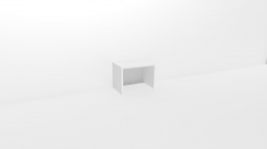 Obývací stěna CUBE č. 6 horní otevřená nika š. 40cm