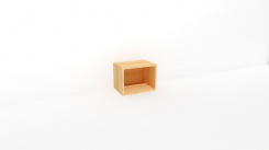 Obývací stěna CUBE č. 6 horní otevřená nika š. 40cm