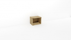 Obývací stěna CUBE č. 6 horní otevřená nika š. 40cm