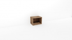 Obývací stěna CUBE č. 6 horní otevřená nika š. 40cm