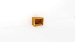 Obývací stěna CUBE č. 6 horní otevřená nika š. 40cm