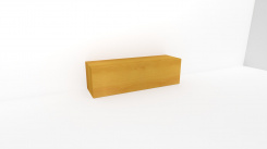 Obývací stěna CUBE č. 10 spodní výklop š. 135cm