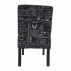 Křeslo, černobílá vzorovaná/černá, HEROLA