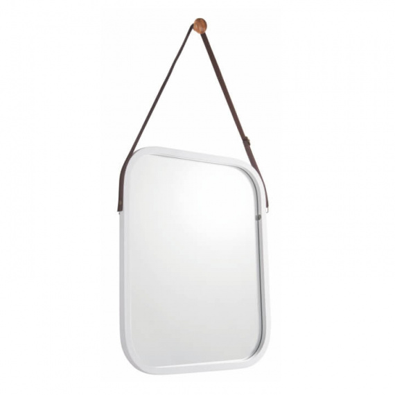 Zrcadlo, bambus/bílá, LEMI 2