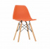 Židle, oranžová/buk, činka 3 NEW