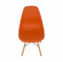 Židle, oranžová/buk, činka 3 NEW
