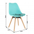 Židle, mentolová / buk, Semer NEW