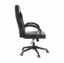Kancelářské křeslo, ekokůže černá / šedá, LESTER NEW