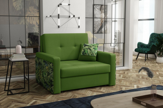 Rozkládací křeslo Vivian Mel I zelená/jungle