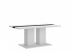 Konferenční stolek Boris bílá-černý pruh