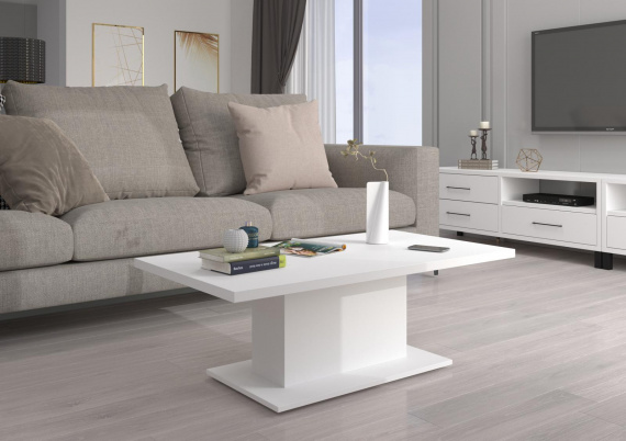 Konferenční stolek Denis bílá