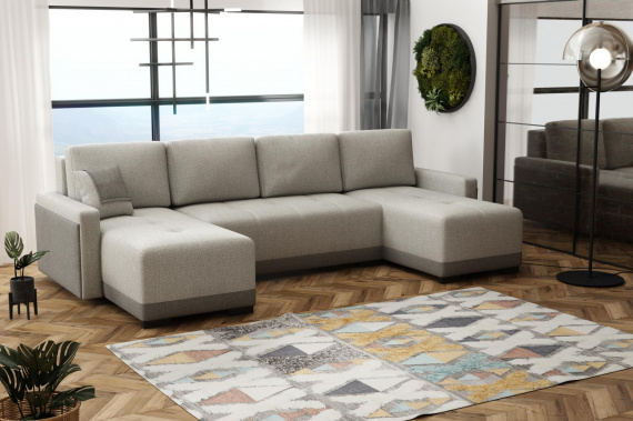 Sedací souprava Michala U šedá