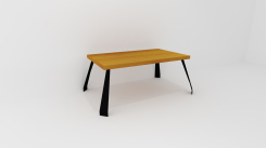 Konferenční stolek STRONG - olše