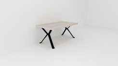 Konferenční stolek WOOD - jasan šedý