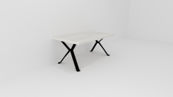 Konferenční stolek WOOD - dub bělený