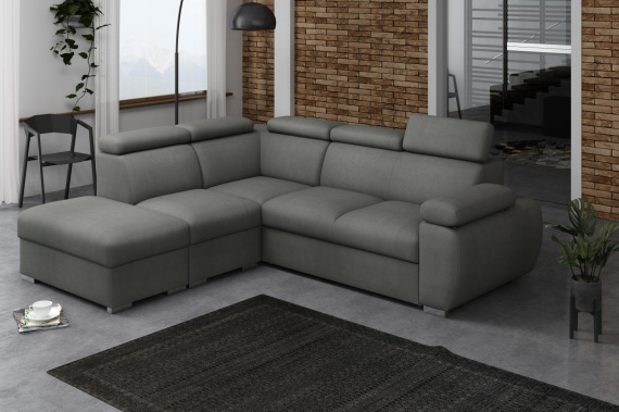 Sedací souprava Bodie V levá šedá