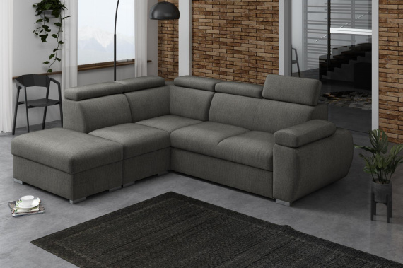 Sedací souprava Bodie V levá šedá