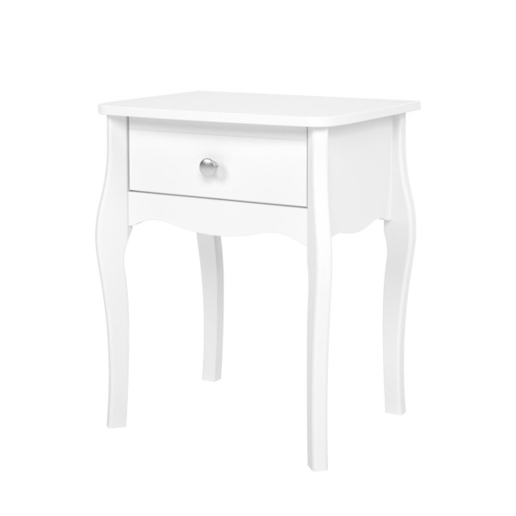 Noční stolek Baroneta bílý mat