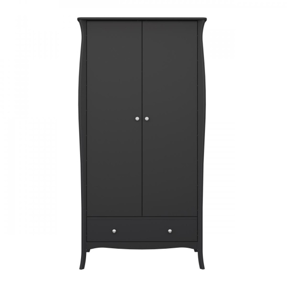 Šatní skříň Baroneta 2D1S káva