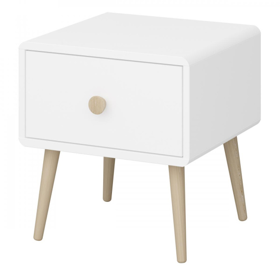 Noční stolek Geti bílý mat