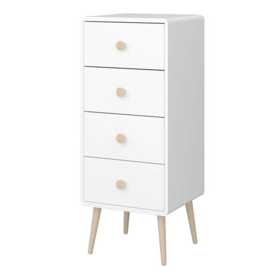 Komoda Geti 4S bílý mat